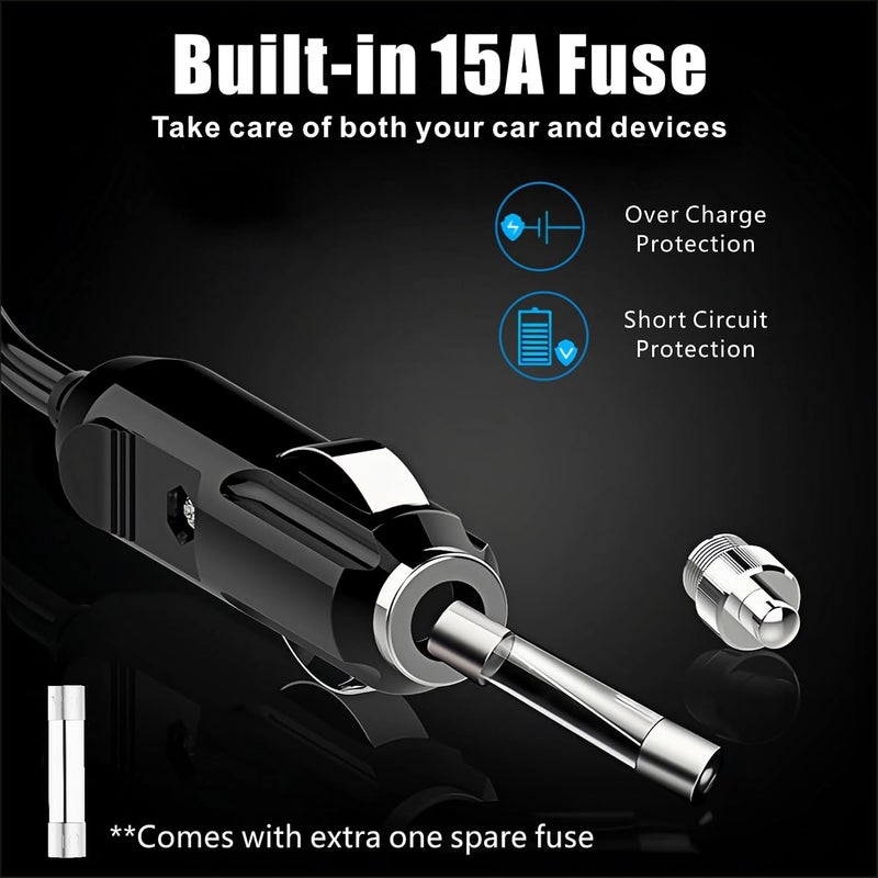 YIMI Car Cigarette Lighter Adapter, 120W USB Phone Charger QC 3.0 & PD 20W with Dual 2 Sockets, 12V/24V Vehicle Socket Lighter Splitter, Car Plug Adapter Multi Outlet with USB-C Fast Charge for Phone,TR-31 - Image 5