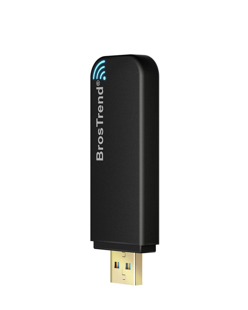 BrosTrend Linux USB WiFi Adapter AC1200 for Ubuntu Kali Mint Debian Kubuntu Mate Zorin PureOS Raspberry Pi Windows etc. Linux Compatible WiFi Adapter Wireless Dual Band 5GHz 867Mbps + 2.4GHz 300Mbps - Image 1