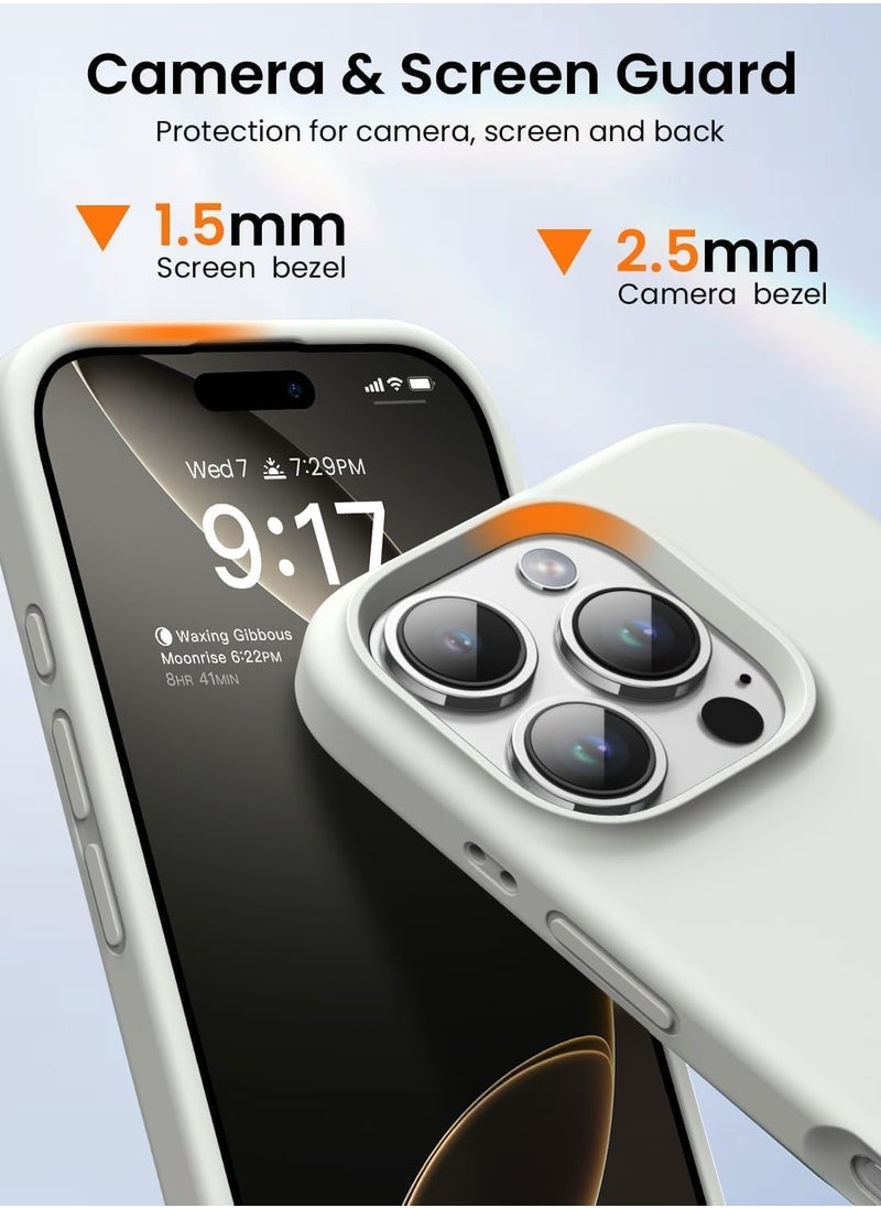 Liquid Silicone Case for iPhone 16 Pro Max 6.9-Inch, Silky Soft Touch Full-Body Protective Phone Case, Anti-Scratch Shockproof Cover with Microfiber Lining - pzsku/Z3C8A7F373B88F20E2D9CZ/45/_/1730805225/7d3aede6-d8f4-4ab7-8de7-d2c0aa1e1620