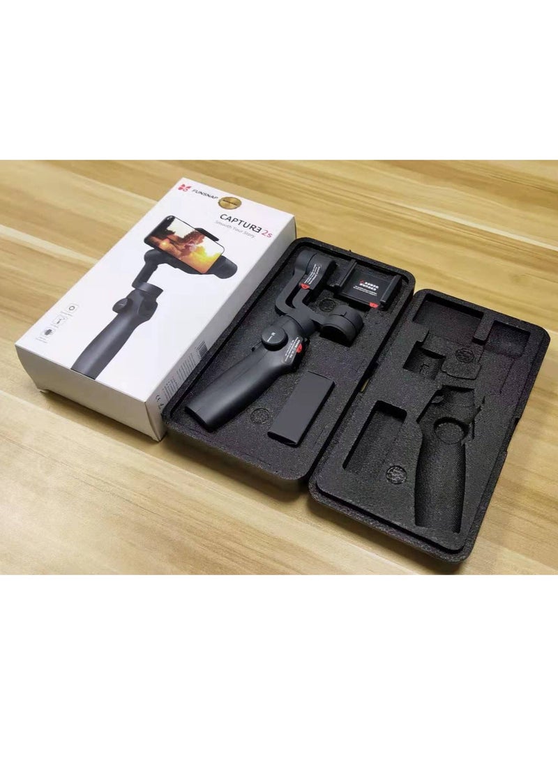 3 AXIS GAMBLE FOR SMARTPHONE & ACTION CAMERA, 3 Axis Phone Gimbals, Built In Extension Rod, 3-Axis Stabilizer Handheld Gimble Time Lapse Expert Stabilizer w/Focus Pull - Image 4