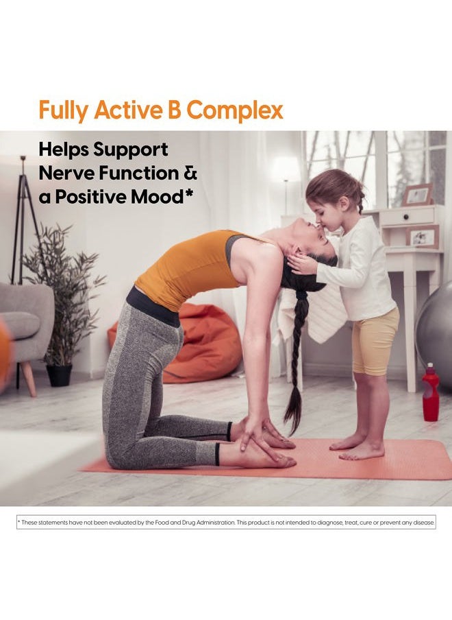 Doctor's BEST Doctor's Best Fully Active B Complex, Energy & Cellular Support, Non-GMO, Gluten Free, Soy Free, Vegan 60 Veggie Caps  - Image 3