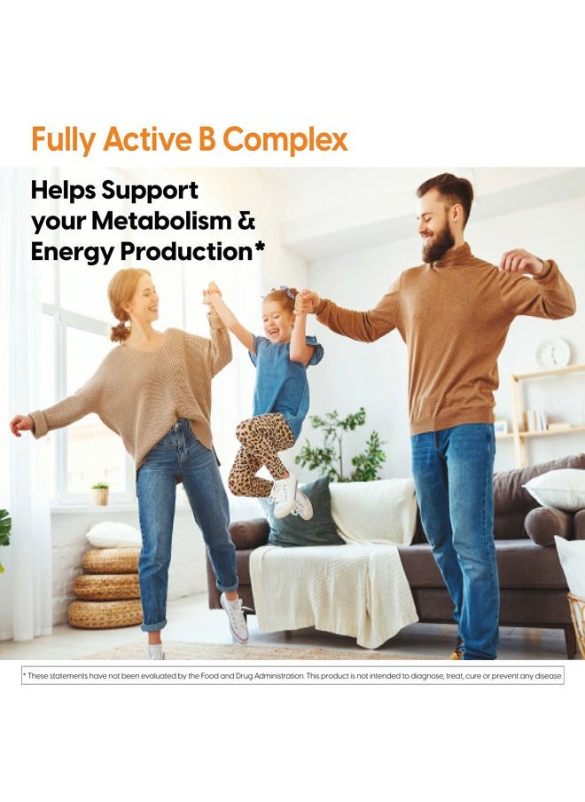Doctor's BEST Doctor's Best Fully Active B Complex, Energy & Cellular Support, Non-GMO, Gluten Free, Soy Free, Vegan 60 Veggie Caps  - Image 2