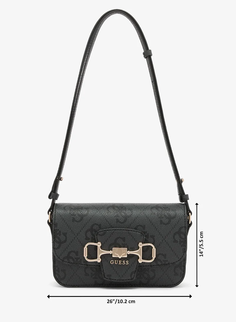 Guess  Janie Logo Convertible Flap Over Crossbody Bag for Women | Best Price UAE