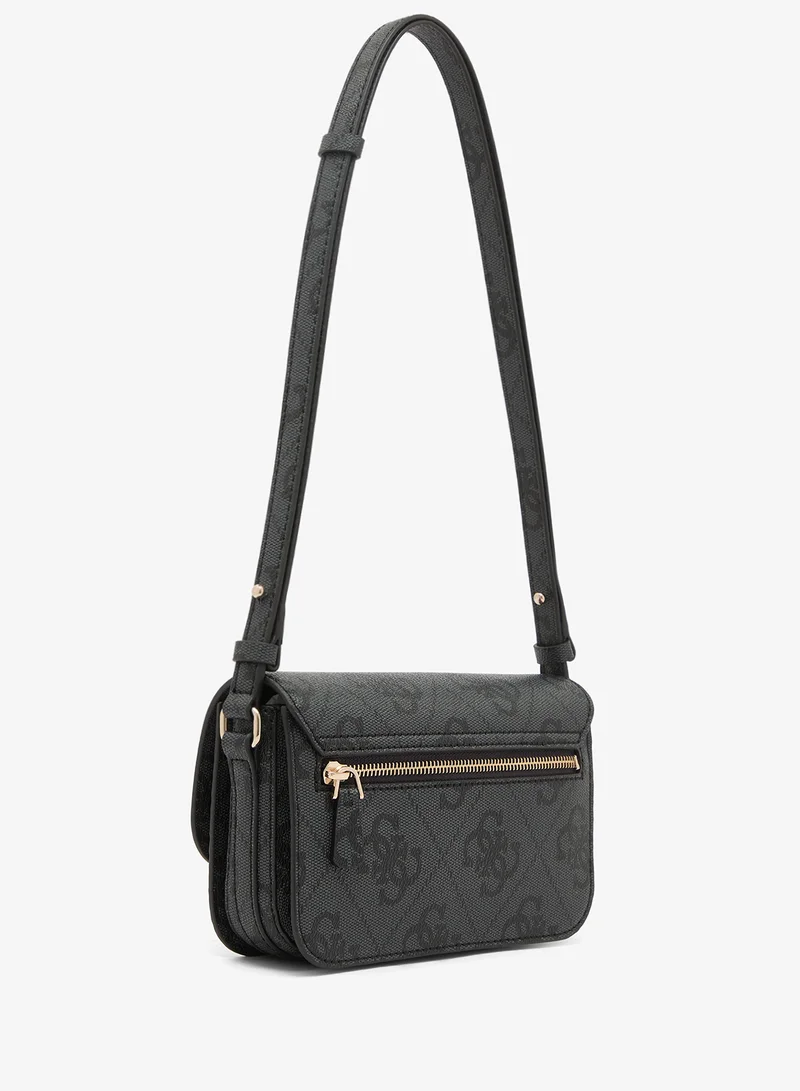 Guess  Janie Logo Convertible Flap Over Crossbody Bag for Women | Best Price UAE
