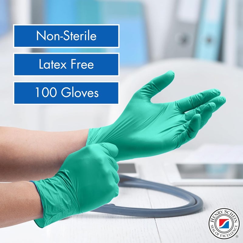 Henry Schein Criterion Chloroprene Exam Gloves - Non-Sterile, Chemical Resistant, Latex-Free, Ambidextrous, Textured Fingers - Image 3