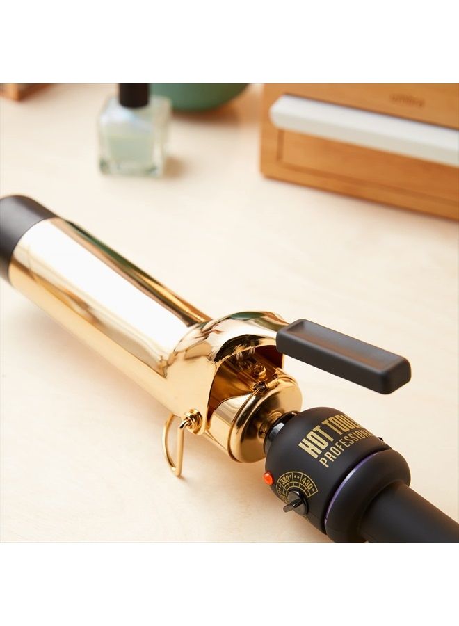 Hot Tools Pro Artist 24K Gold Curling Iron | Long Lasting, Defined Curls (1-1/2 in) - Image 5