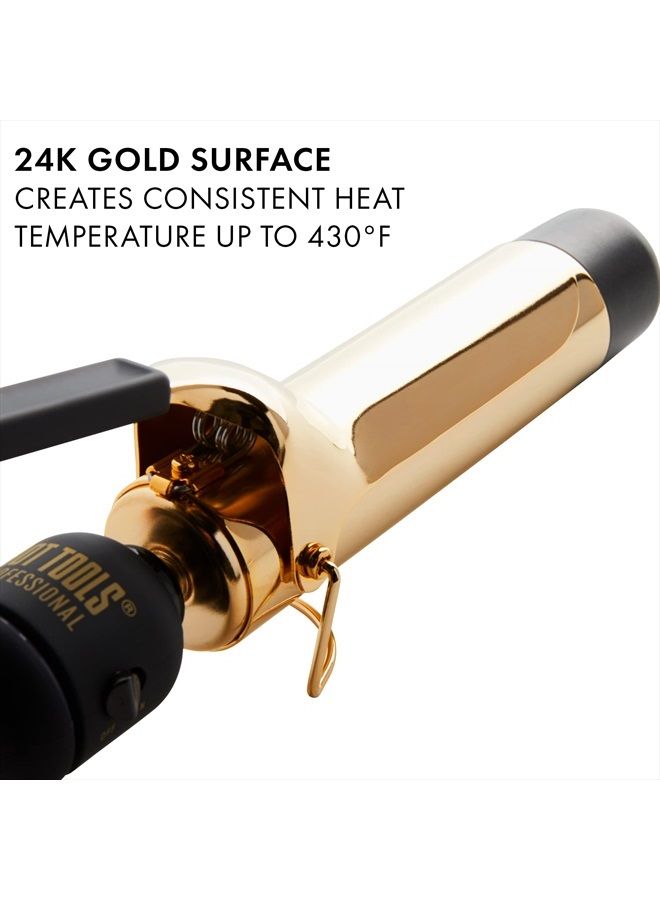 Hot Tools Pro Artist 24K Gold Curling Iron | Long Lasting, Defined Curls (1-1/2 in) - Image 3