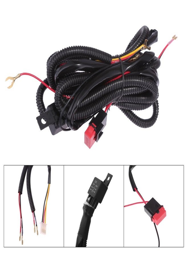 MDEOOSKY Fog Light Wiring Harness Kit Fog Lamp LH+RH Replacement for Chevy Silverado 1500 1500HD 2500HD 2500 3500 3500HD 2003-2006(2007 Classic) - Image 3