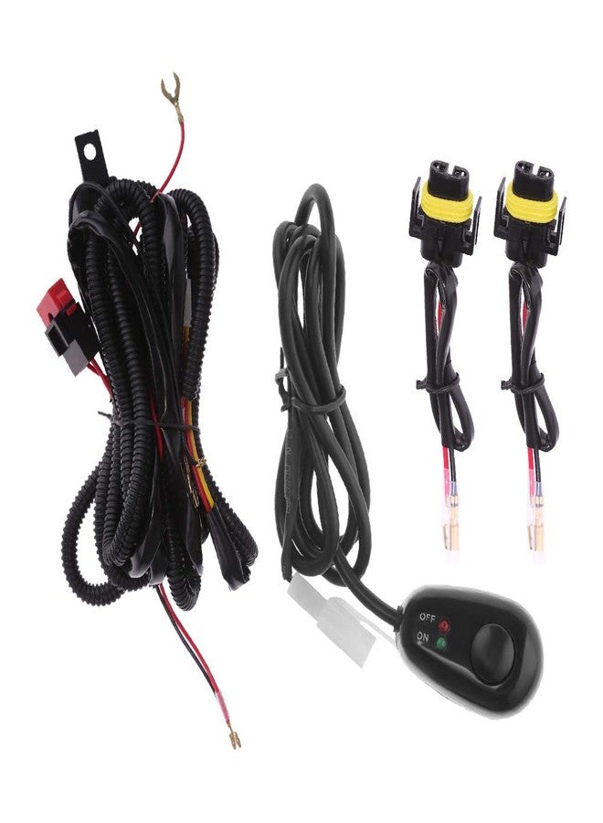 MDEOOSKY Fog Light Wiring Harness Kit Fog Lamp LH+RH Replacement for Chevy Silverado 1500 1500HD 2500HD 2500 3500 3500HD 2003-2006(2007 Classic) - Image 1