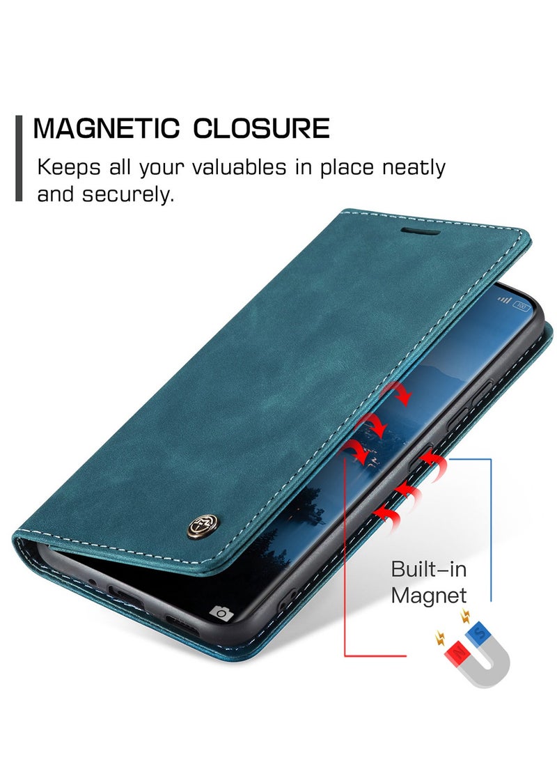 CaseMe For Xiaomi Redmi Note 14 Pro+ Cover, Magnetic Adsorption Full Body Shockproof Protective 14 Pro Plus Flip Cover, PU Leather Hidden Stand Wallet Case - Image 3