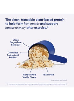 Health & Household Ritual 18+ Vegan Protein Powder With Bcaa: 20G Organic Pea Protein From Regenerative Farms In Usa, Gluten Free, Plant Based, Sugar Free, Dairy Free, Hand-Crafted Vanilla, 1Lbs  - Image 3