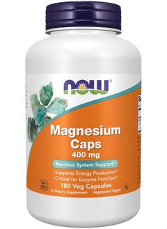 Now Foods Magnesium 400 Mg Caps 180's