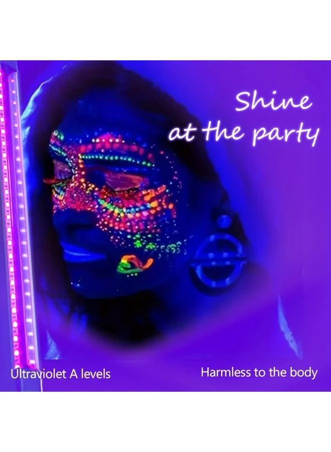 3pcs UV Black Light Strip USB Magnetic LED for Party Halloween Room Decoration - Image 5