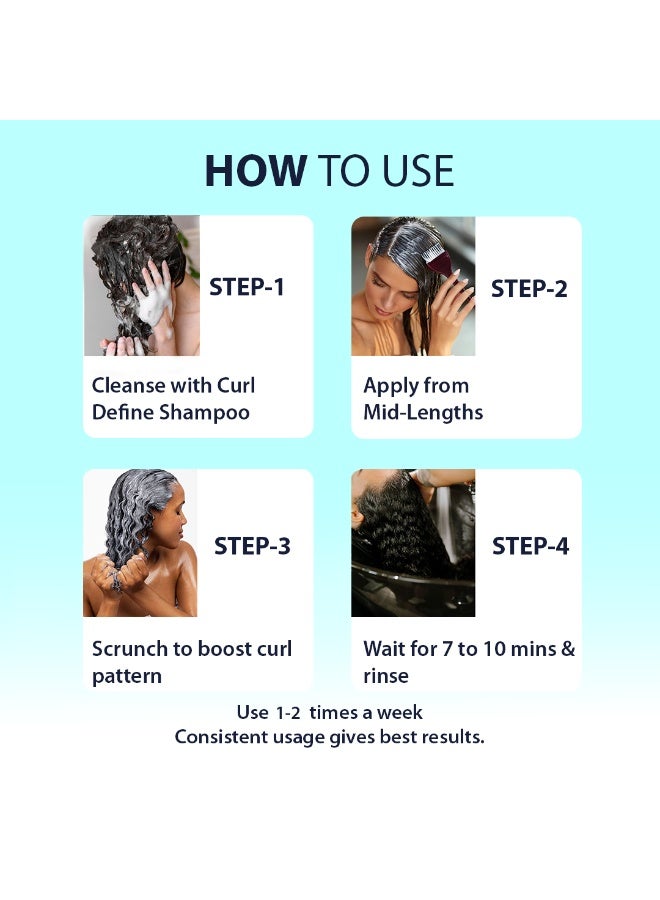 DERMISTRY Curl Define Hair Mask for All Hair Types - Image 5