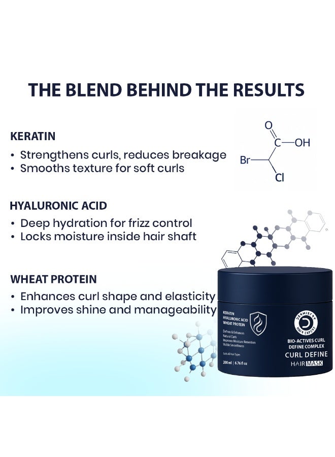 DERMISTRY Curl Define Hair Mask for All Hair Types - Image 2