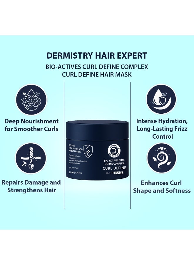 DERMISTRY Curl Define Hair Mask for All Hair Types - Image 3