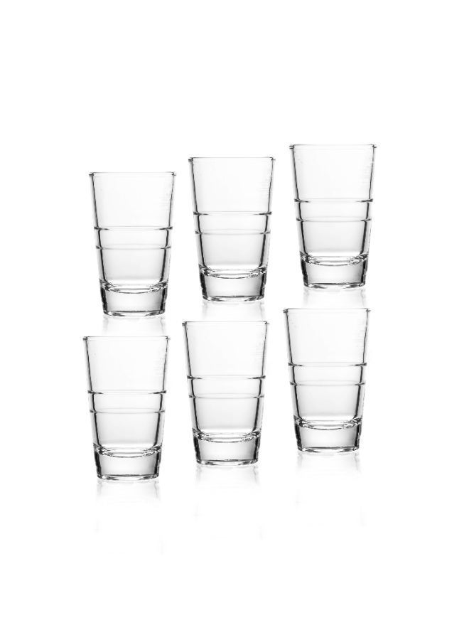 لومينارك ☕✨ كاسات تقديم زجاج أنيقة – 6 قطع سعة 120 مل  أناقة بسيطة… واستخدامات متعددة لكل لحظة تقديم! - Image 3