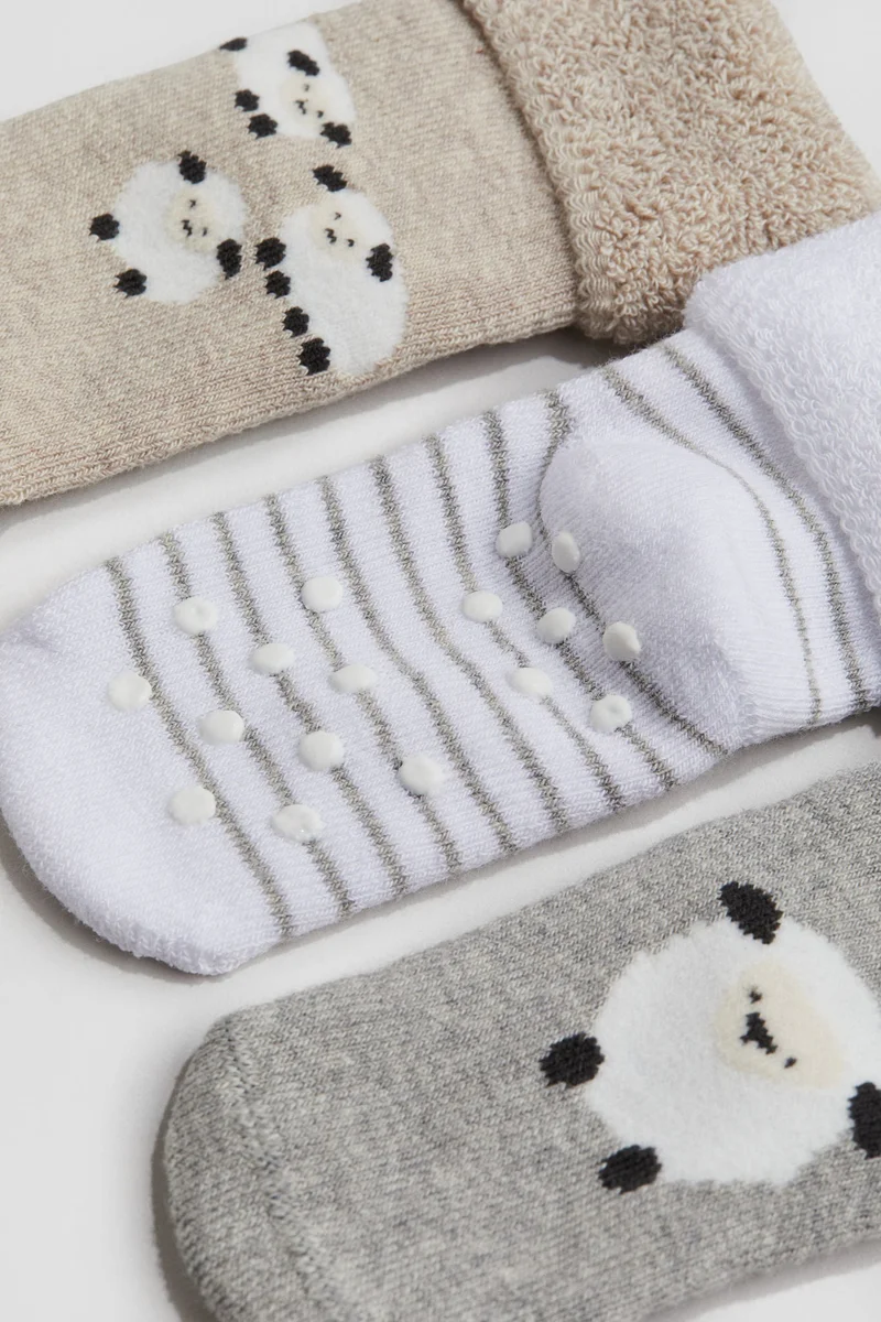 H&M 3-Pack Terry Socks