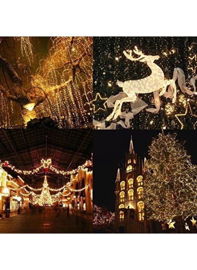 Generic - Fairy Lights Outdoor String 33ft 80 LED with Memory Modes Controller, Extendable Decorations for Wedding Ramadan Patio Indoor - Image 1