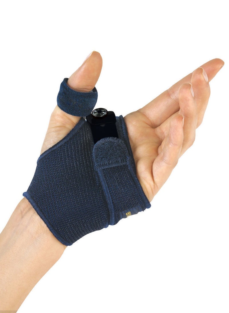 Pavis Thumb Splint - Bacteriostatic, 100% Cotton, Medical-Grade Support, Adjustable & Comfortable, Made in Italy - Image 1