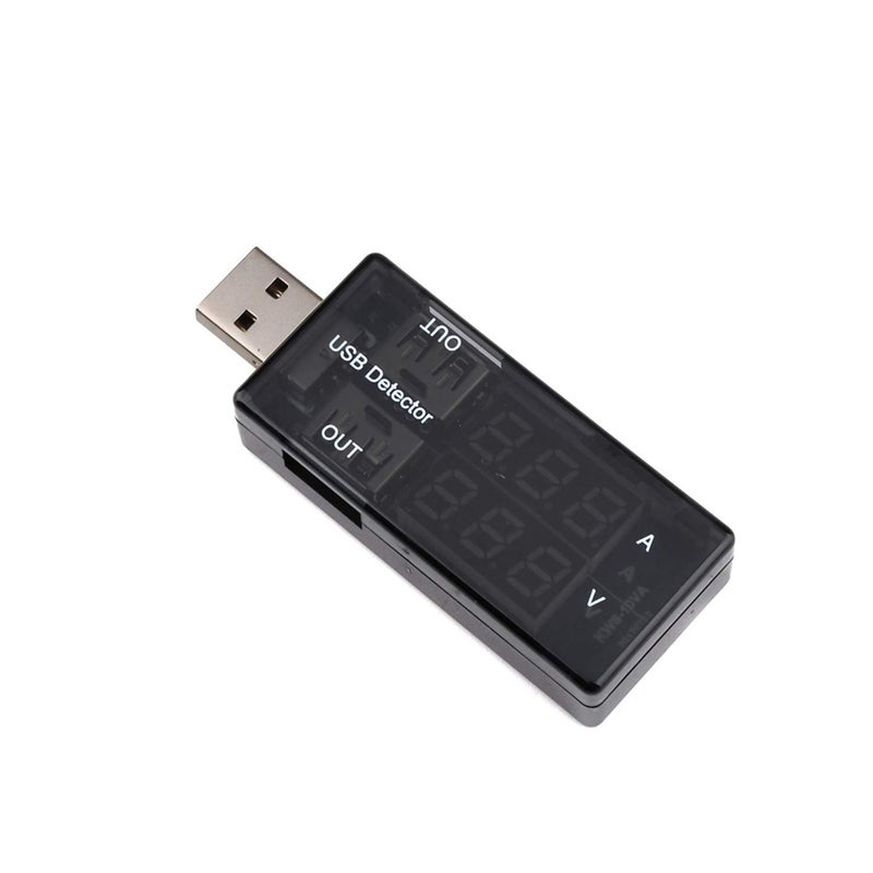 diymore USB Tester USB Meter Tester Voltage Current Tester USB Battery Checker USB C Voltage Current Voltmeter Amp Volt Ammeter Detector USB Mobile Tester USB Cable Charger Detector LED Display - Image 4