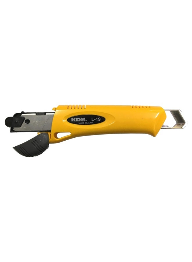 KDS L-19YE Twist-Lock Utility Knife 18mm ABS Handle Made in Japan - Image 2
