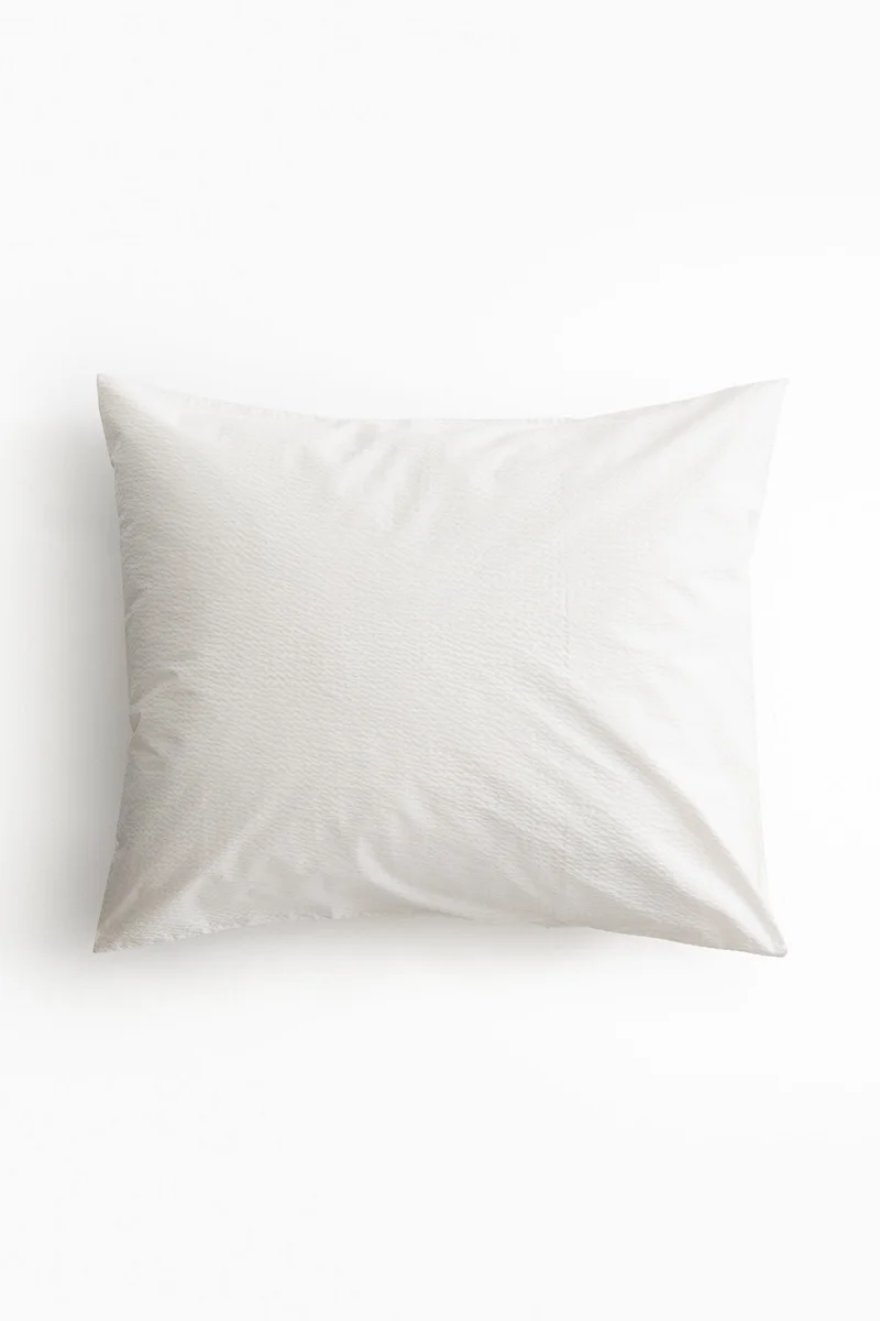 H&M Seersucker pillowcase