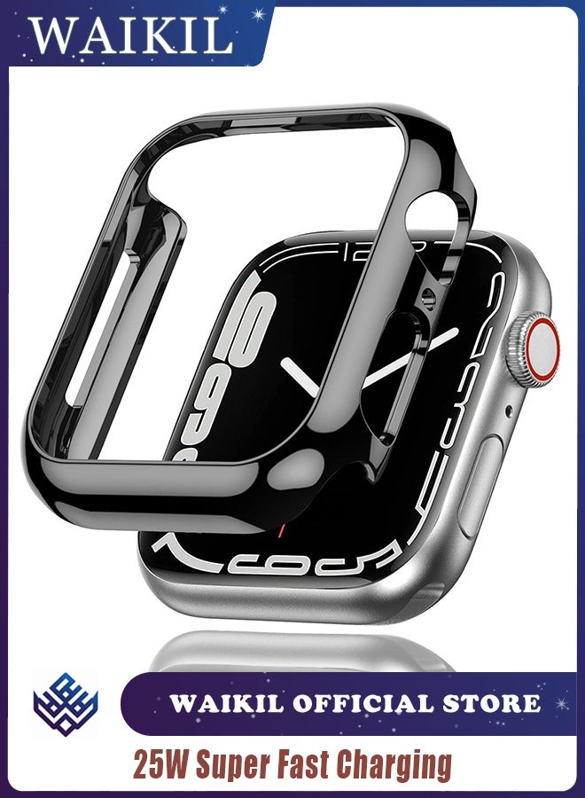 وايكيل غطاء واقٍ صلب من البولي كربونات فائق النحافة لساعة Apple Watch Series 7 مقاس 45 مم - Image 1