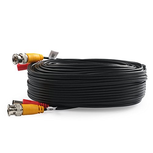 Postta BNC Video Power Cable (2 Pack 60 Feet) Video Security Camera Cable Wire with Four Connectors for CCTV DVR Surveillance System - Image 4