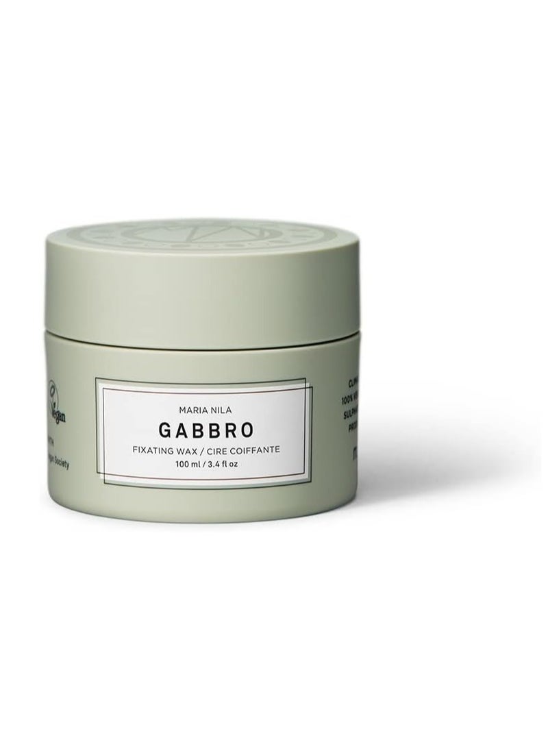 Maria Nila Hair Wax Gabbro Hold 4 5 For Short Hairstyles Quick drying and Strong Firmness 100 Vegan and Sulfate Paraben free  - Image 1