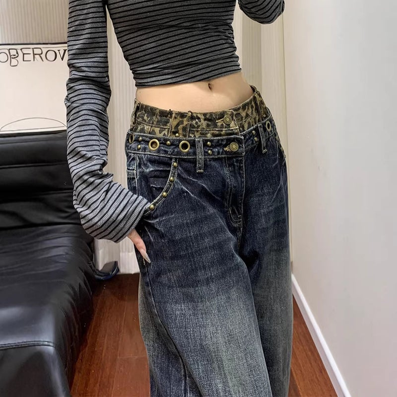 Unisex Casual Daily Denim Jeans - Image 5