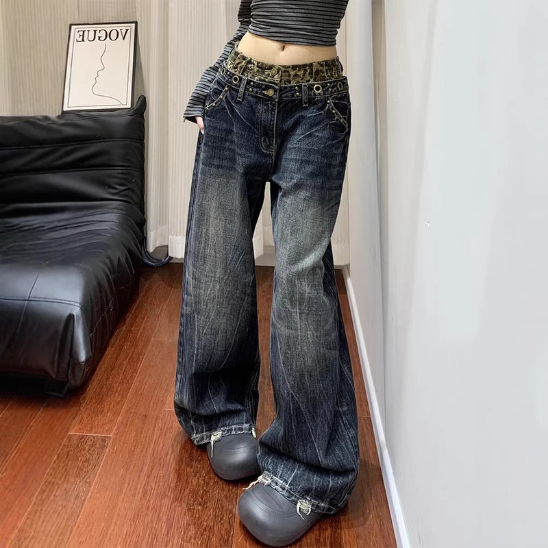 Unisex Casual Daily Denim Jeans - Image 2