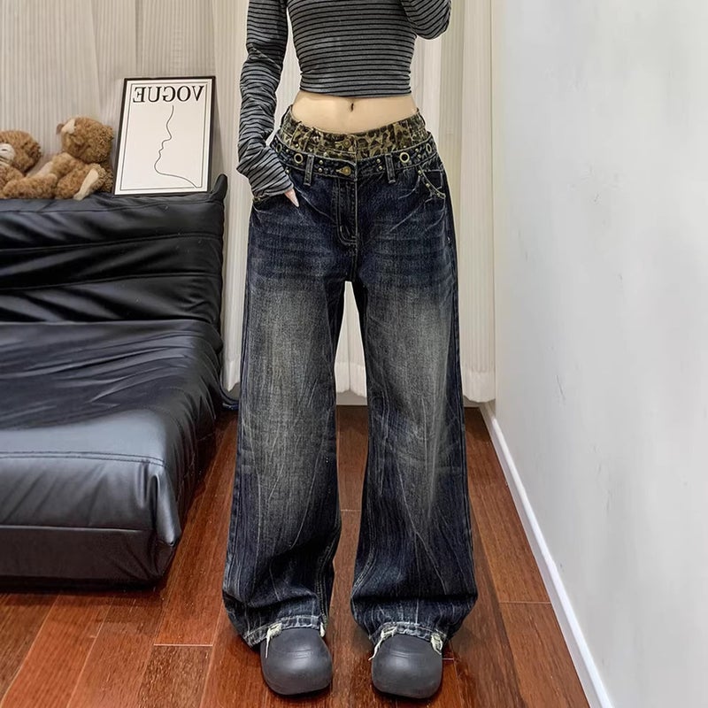 Unisex Casual Daily Denim Jeans - Image 1
