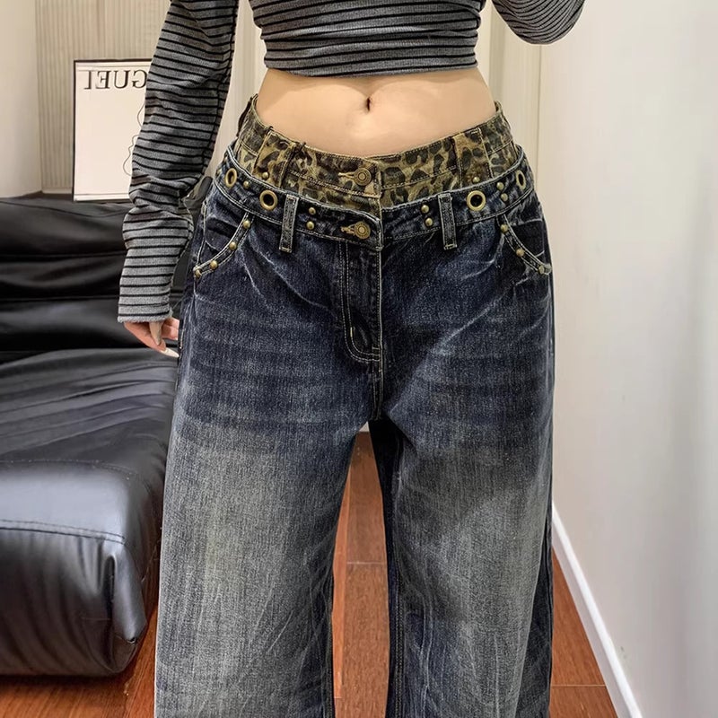 Unisex Casual Daily Denim Jeans - Image 4