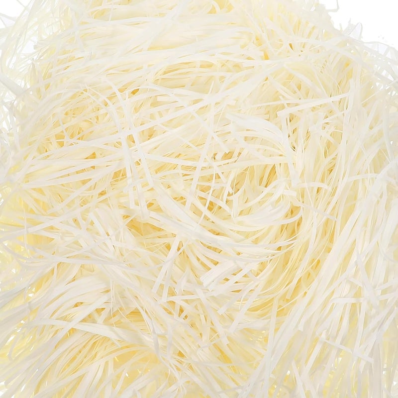 HAPINARY Box Filler Shredded Paper 500g Pack Milk White Crinkle Cut Packaging Filler for Boxes Birthday Party Basket Filling Eco-friendly Wrap Accessory - Image 5