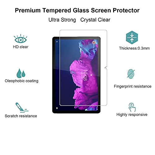 Robustrion Anti-Scratch & Smudge Proof Premium Tempered Glass Screen Protector for Lenovo Tab P11 11 inch(27.9cm) TB-J606F/J606X - Image 2