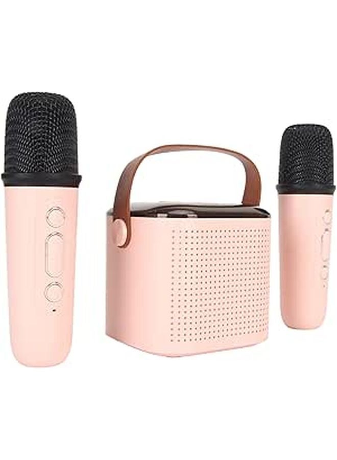 Karaoke Machine Speaker With 2 Microphones RGB Lights For Home Party Powerful Stereo - Image 1