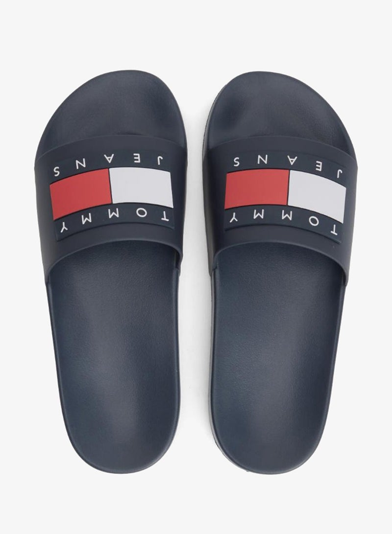 TOMMY JEANS Flag Badge Pool Slides - Image 4