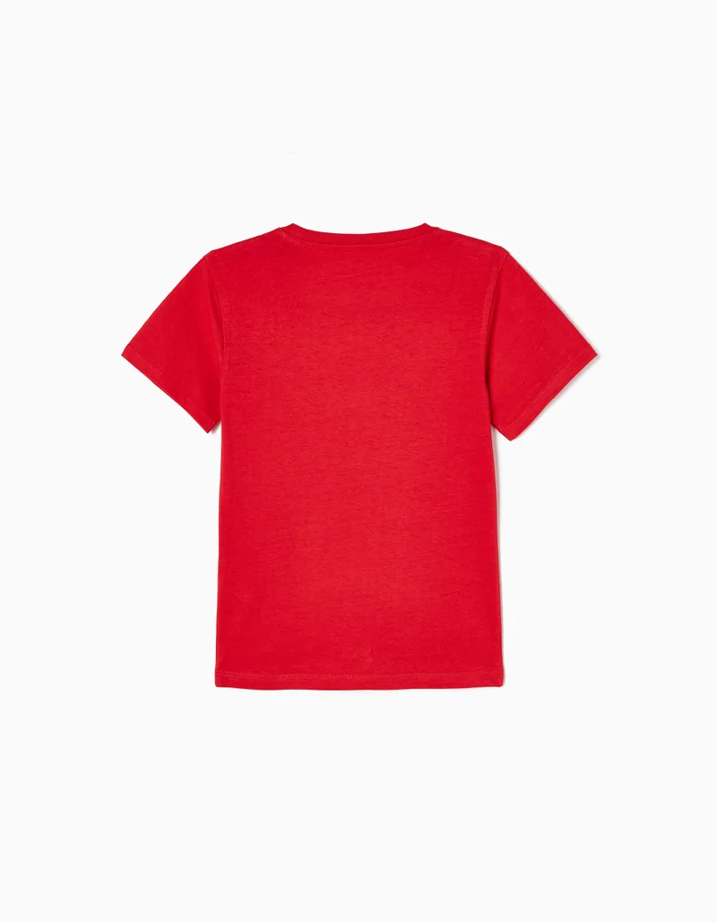 Zippy Corduroy Shorts with Frills for Girls, Red