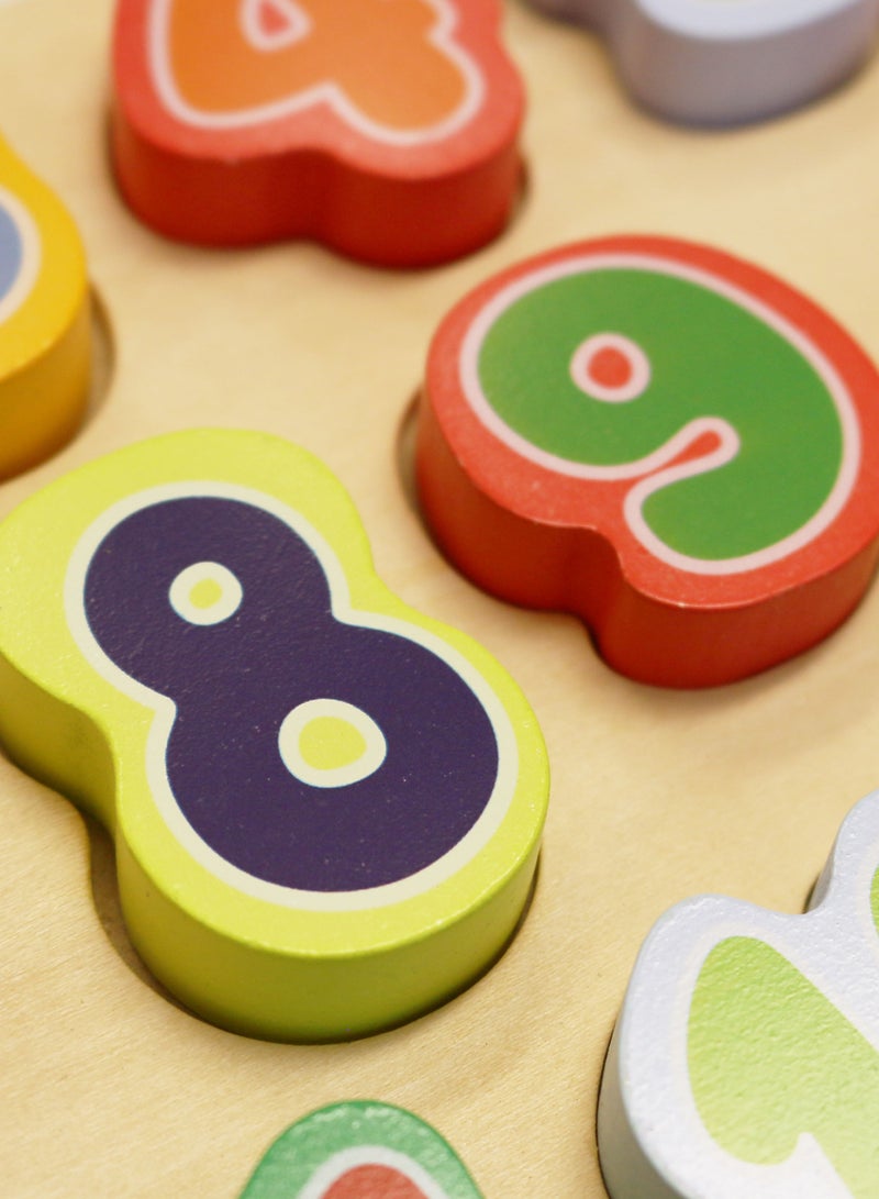 الأسطورة تويز ألغاز خشبية رقمية رقمية 1-20 شكل ألعاب ألغاز تعليمية للأطفال ، أفضل هدية لصديق LWSA03 - Image 3