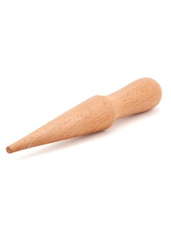 Ice Cream Waffle Cone Roller 8.3 Inch Strong and Smooth Cone Roller Wooden Pizzelle Cone Mould Non Slip Handle Waffle Cone Shaper Tool