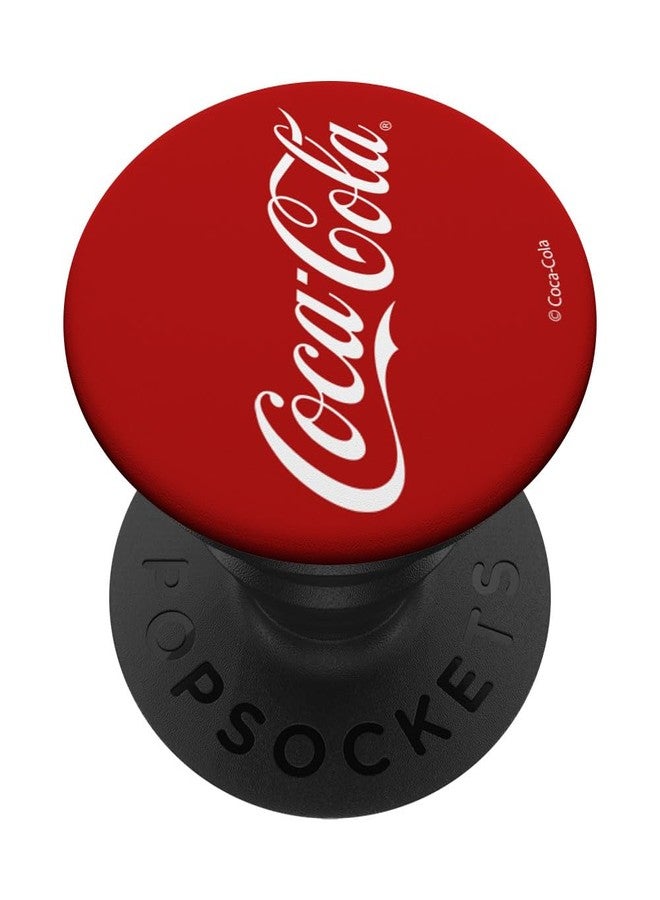 Coca-Cola 2007 Logo Red And White PopSockets Adhesive PopGrip - Image 1