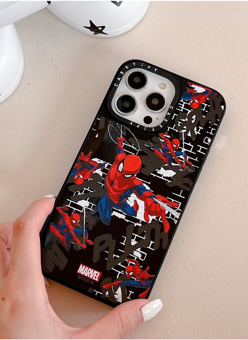 Magnetic Suction Phone Case for iPhone 14 Pro Spider Man Protective Cover