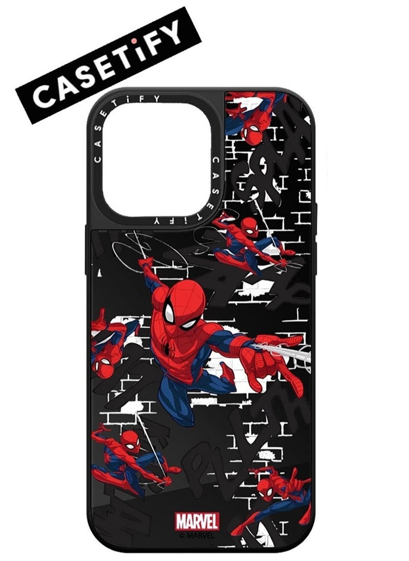 Magnetic Suction Phone Case for iPhone 14 Pro Spider Man Protective Cover