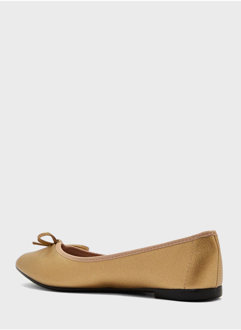 MOLECA - Bow Knot Ballerinas - Image 1