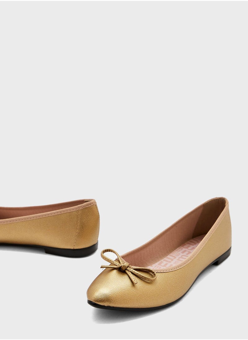 MOLECA - Bow Knot Ballerinas - Image 1