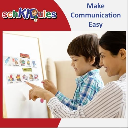 SchKIDules 153 pc Daily Visual Schedule Magnets for Kids-Create Healthy Routines, Reminders, Kids Calendars, Chore Charts & Behavioral Supports for Kids who Thrive on visuals, Type A Toddlers, Autism & ADHD - Image 4