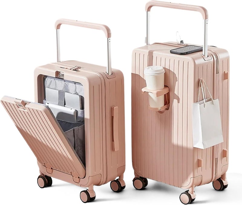 TEREPLUS 20-inch Carry-on Luggage with USB Port - Image 1