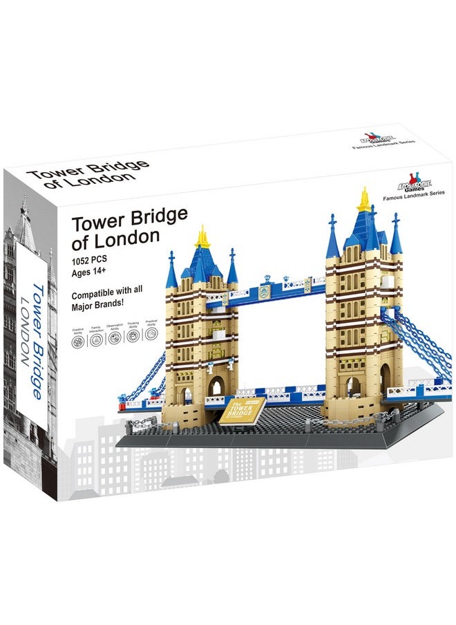 Apostrophe Games Apostrophe Games Tower Bridge Building Block Set - 1,052 Pieces London Tower Bridge Model Building Blocks for Adults and Kids - Architecture Kit Famous Landmark Series  - Image 5