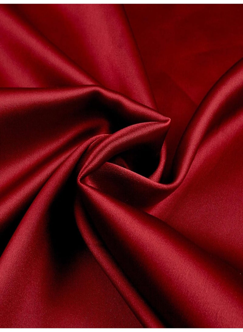 JewelOnPalette Bridal Duchess Satin Fabric, Peau de soie, Matt finish, 56 inch width, Cut By The Meter Yard, Heavy Quality for Gowns, Dresses and Formal Wear - Image 1